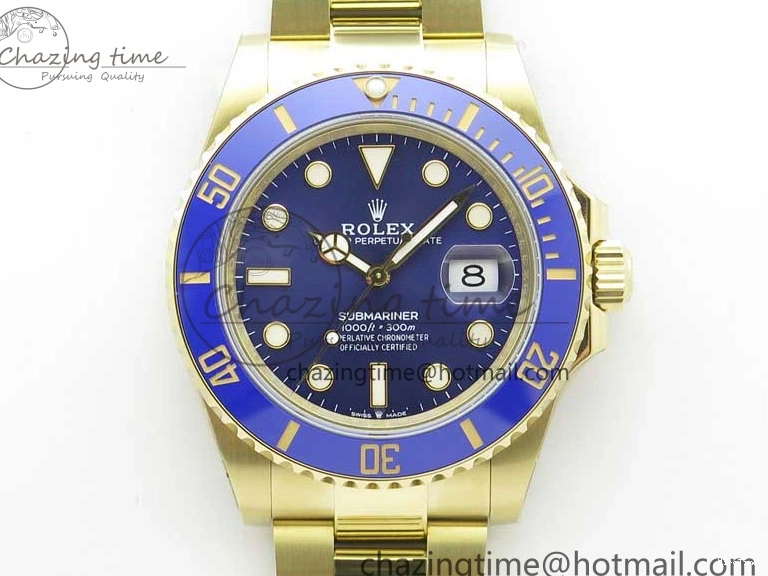MiroTime 0506 Submariner 41mm 126618 LB YG BP Maker Best Edition Blue Dial on YG Bracelet DailyWear 2572